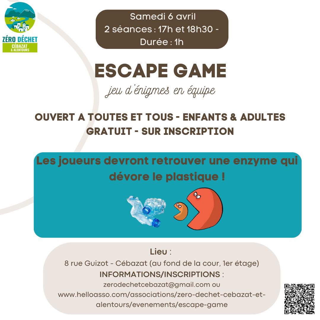 Affiche Escape game